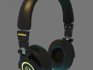 fone de ouvido Modelo 3D