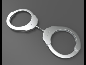 bullets handcuff walkie talkie Modelo 3D