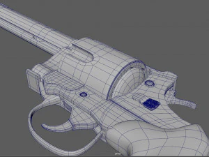 bullets handcuff walkie talkie 3D Model