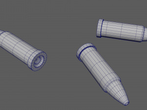 bullets handcuff walkie talkie Modelo 3D