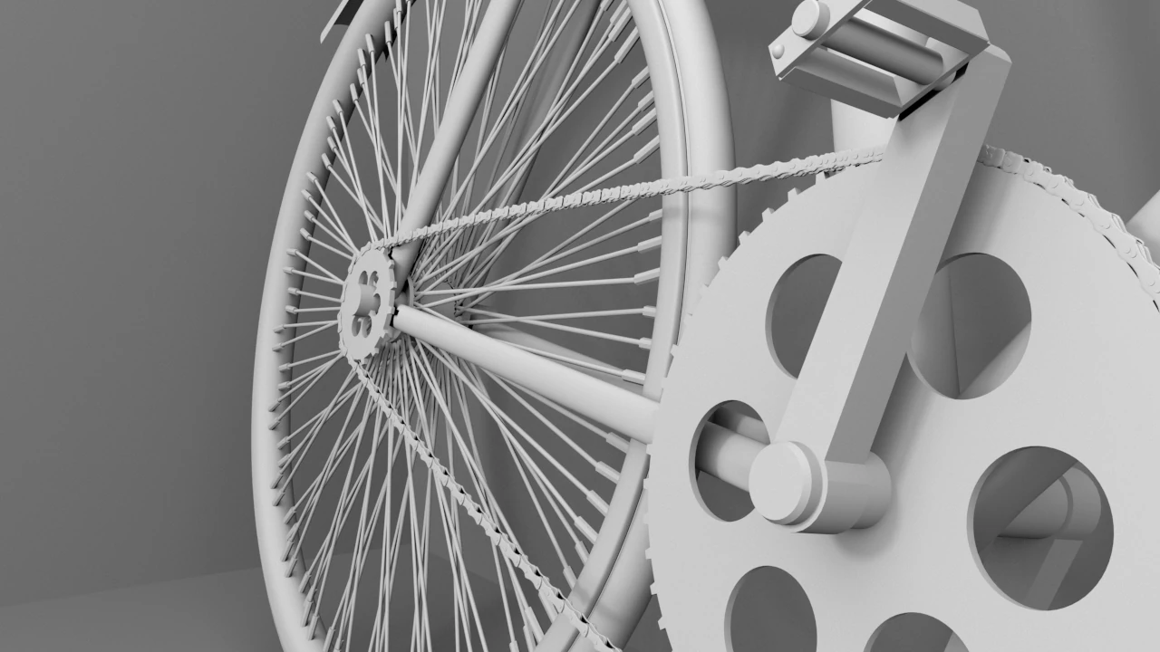 bicycle 3D Model .c4d .max .obj .3ds .fbx .stl .blend 