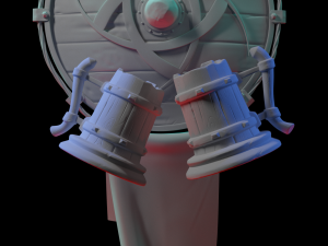 shield and stylize mug 3D 模型