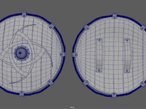 shield and stylize mug 3D 模型