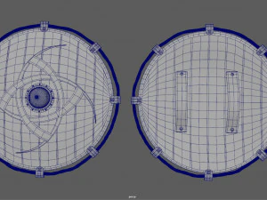 shield and stylize mug 3D Model