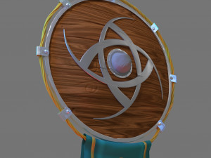 shield and stylize mug 3D 模型
