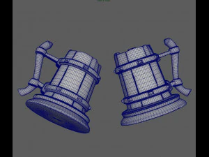 shield and stylize mug 3D Model