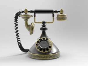 old telephon 3D Model