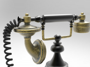 old telephon 3D Model