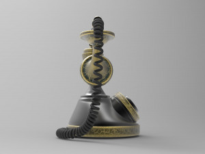old telephon 3D Model