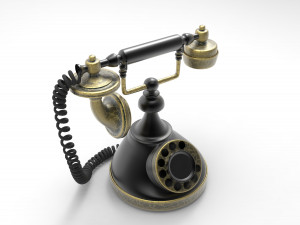 old telephon 3D Model