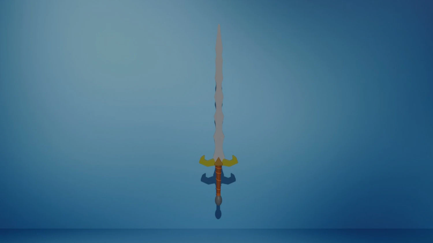 basic and simple sword 3D Model .c4d .max .obj .3ds .fbx .stl .blend 