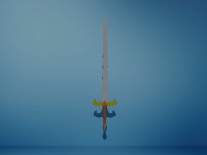 basic and simple sword Modelo 3D