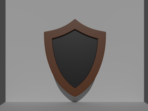 simple shield Modelo 3D