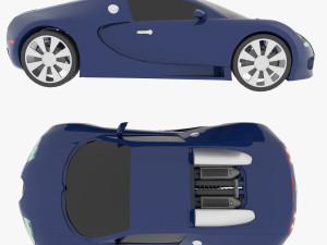bugatti veyron Modello 3D