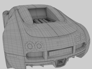 bugatti veyron Modello 3D