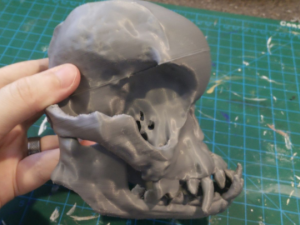 pug skull Model do druku 3D