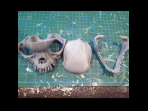 pug skull Model do druku 3D