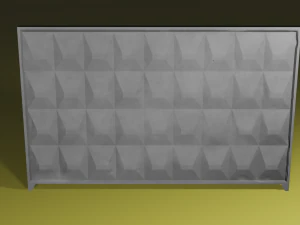 concrete fence 3D Model