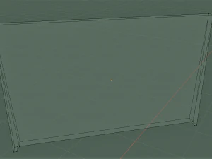 concrete fence 3D Model