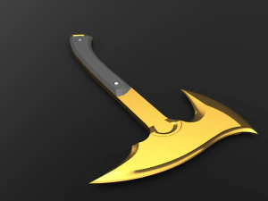 valorant melee axe prismatic 3D Print Model