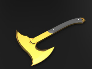 valorant melee axe prismatic 3D 프린트 모델
