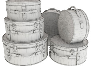 suitcase set 3D Model