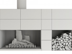 fireplace Modello 3D