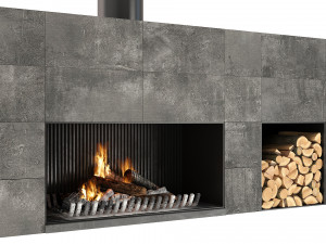fireplace Modello 3D