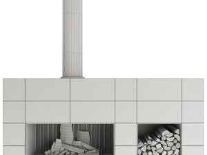 fireplace Modello 3D