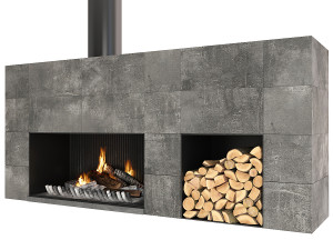 fireplace Modello 3D