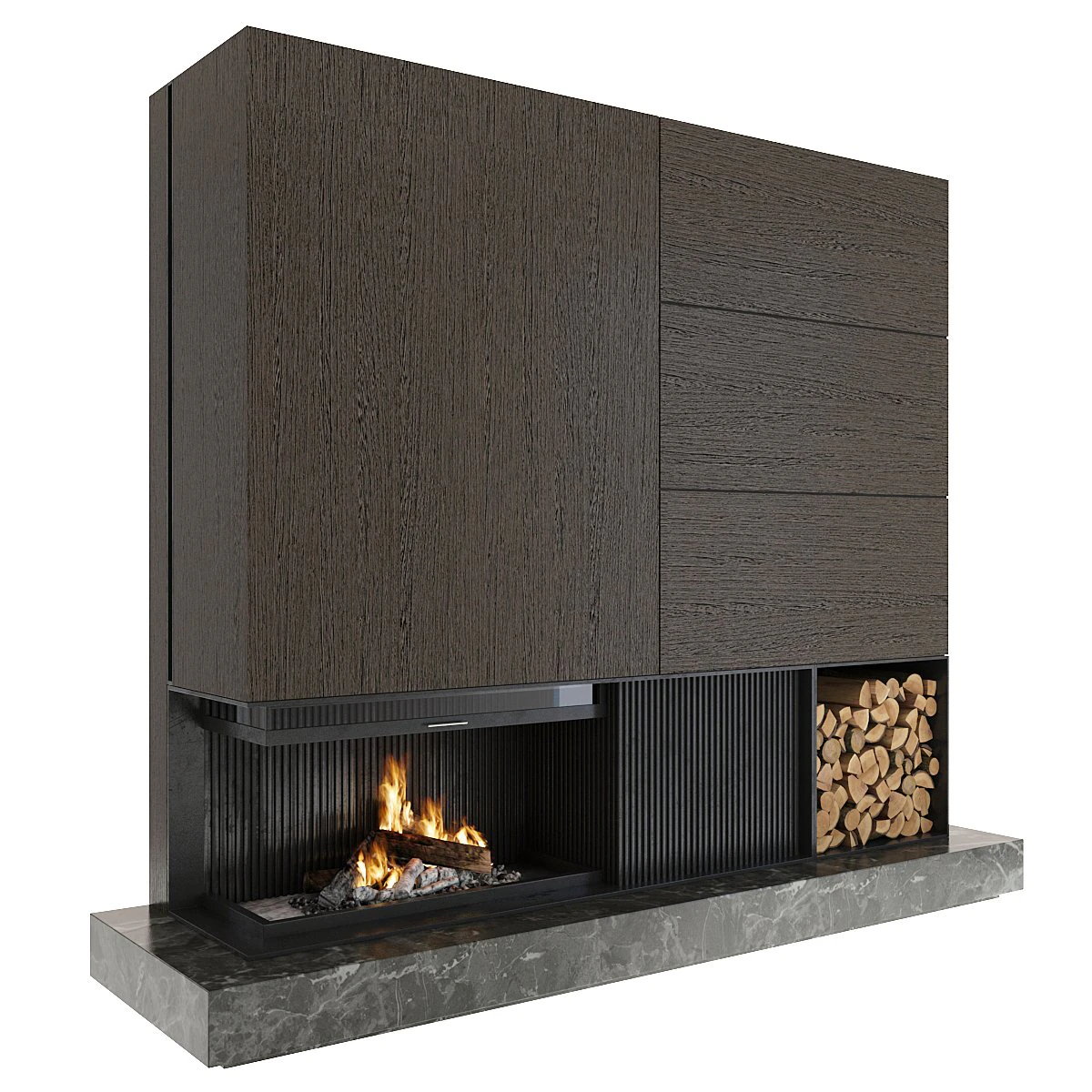 fireplace 3D Model .c4d .max .obj .3ds .fbx .stl .blend 