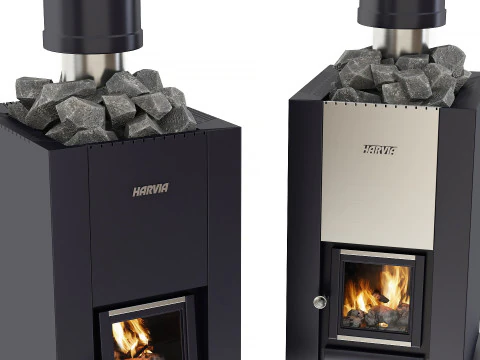 Estufas para saunas Modelo 3D