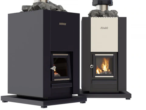 Estufas para saunas Modelo 3D