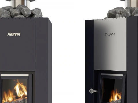 Estufas para saunas Modelo 3D