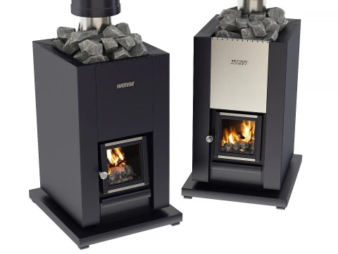 Estufas para saunas Modelo 3D