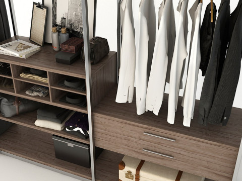Collection Clothes and Shoes 3D Model