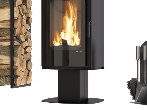 Stove-fireplace Defro Home Orbis 3D 模型