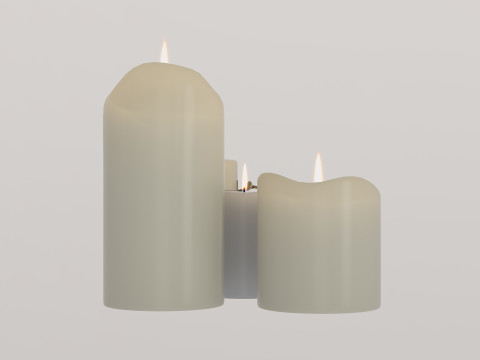 Candles 3Dモデル