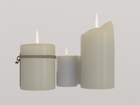 Candles 3Dモデル
