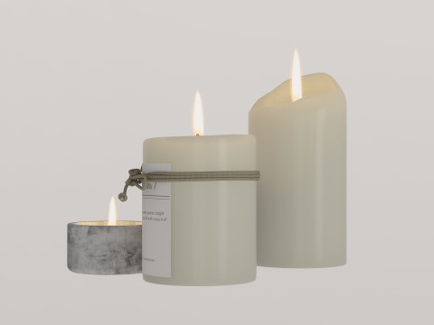 Candles 3Dモデル