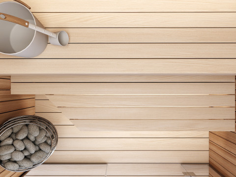 Sauna with electric heater Wi-Fi 3D 모델