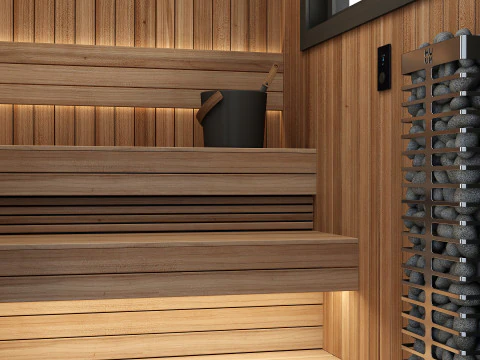 Sauna 3D Model