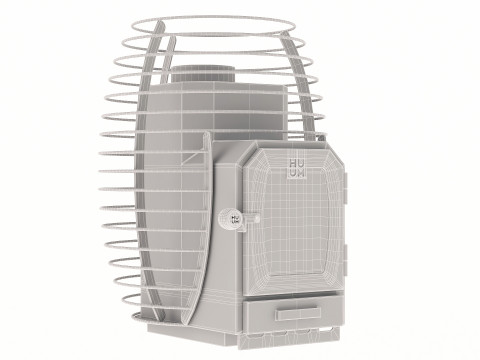 Sauna HUUM HIVE Wood 3D Model