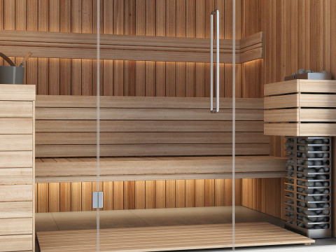 Sauna 3D Model