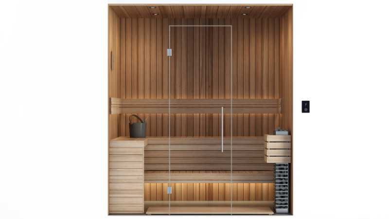 Sauna 3D Model .c4d .max .obj .3ds .fbx .stl .blend 