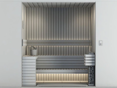 Sauna Modèle 3D