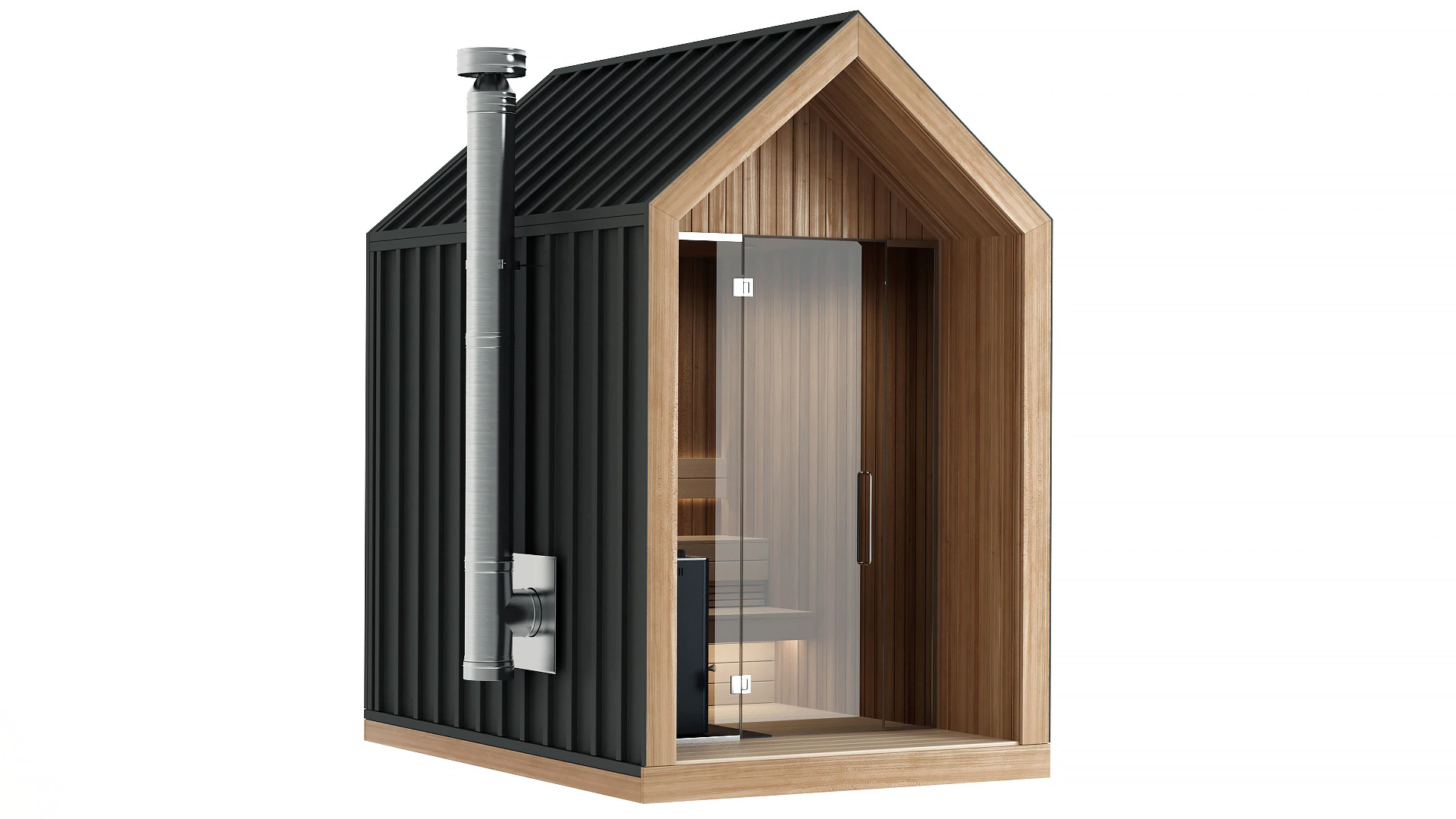 Sauna 3D Model .c4d .max .obj .3ds .fbx .stl .blend 