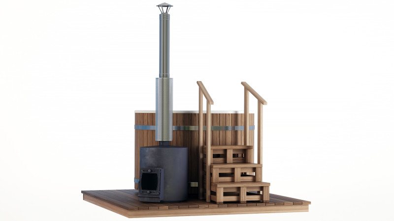 Wood-fired vat 3Dモデル .c4d .max .obj .3ds .fbx .stl .blend 