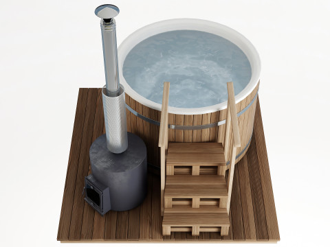 Wood-fired vat 3Dモデル