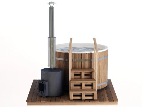 Wood-fired vat 3D Model